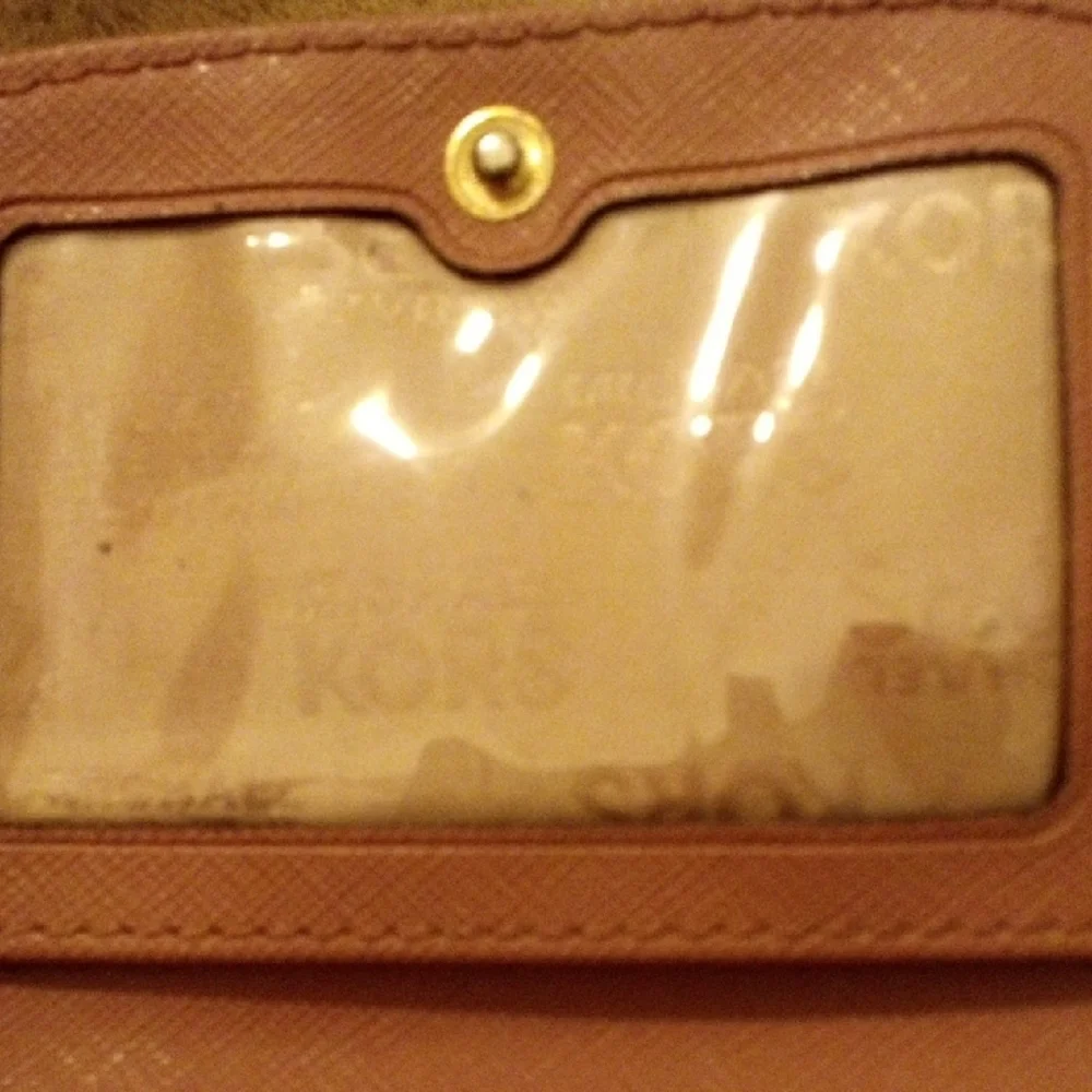 Michael Kors Mauve Wallet with Gold Accent
